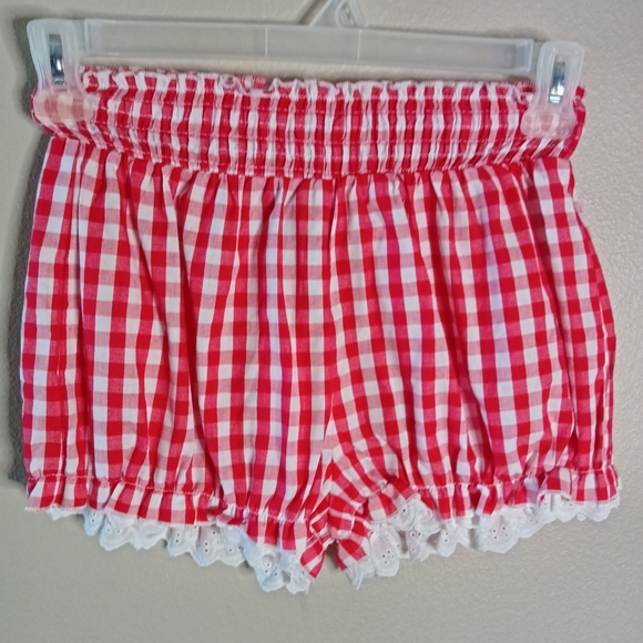 Cider Pants - Cider Gingham Bloomer Shorts Red and White Size Small NWT